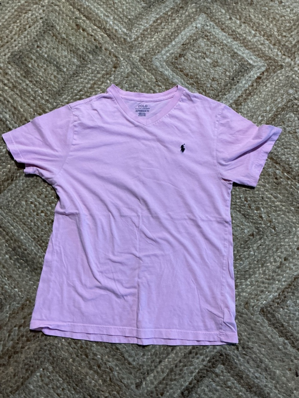 Polo by Ralph Lauren Lavender V-Neck Shirt